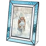 Blue Picture Frames 4x6 Vertical Photo Table Top Turquoise Home Décor J Devlin Pic 401-46V