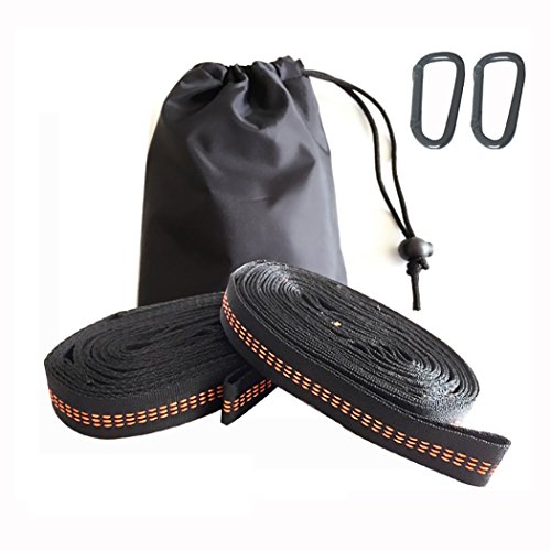 Outgeek Tree Swing Strap Swing Hammock Strap Heavy Duty Tree Hanging Strap with 2 Carabiners and Drawstring Bag