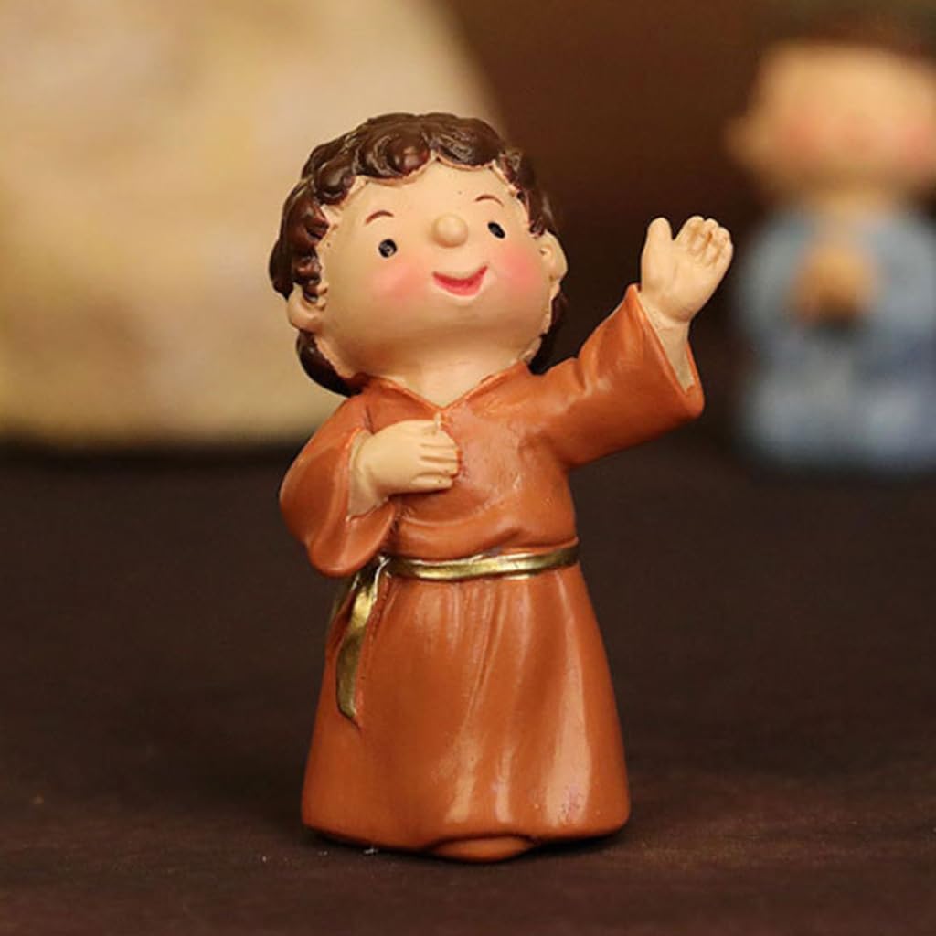 Miniaturowe figurki świąteczne zmartwychwstania z wyświetlaczem LED