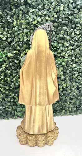 Santa Muerte Estatua con Guadaña 33 cm Busto miniatura 4
