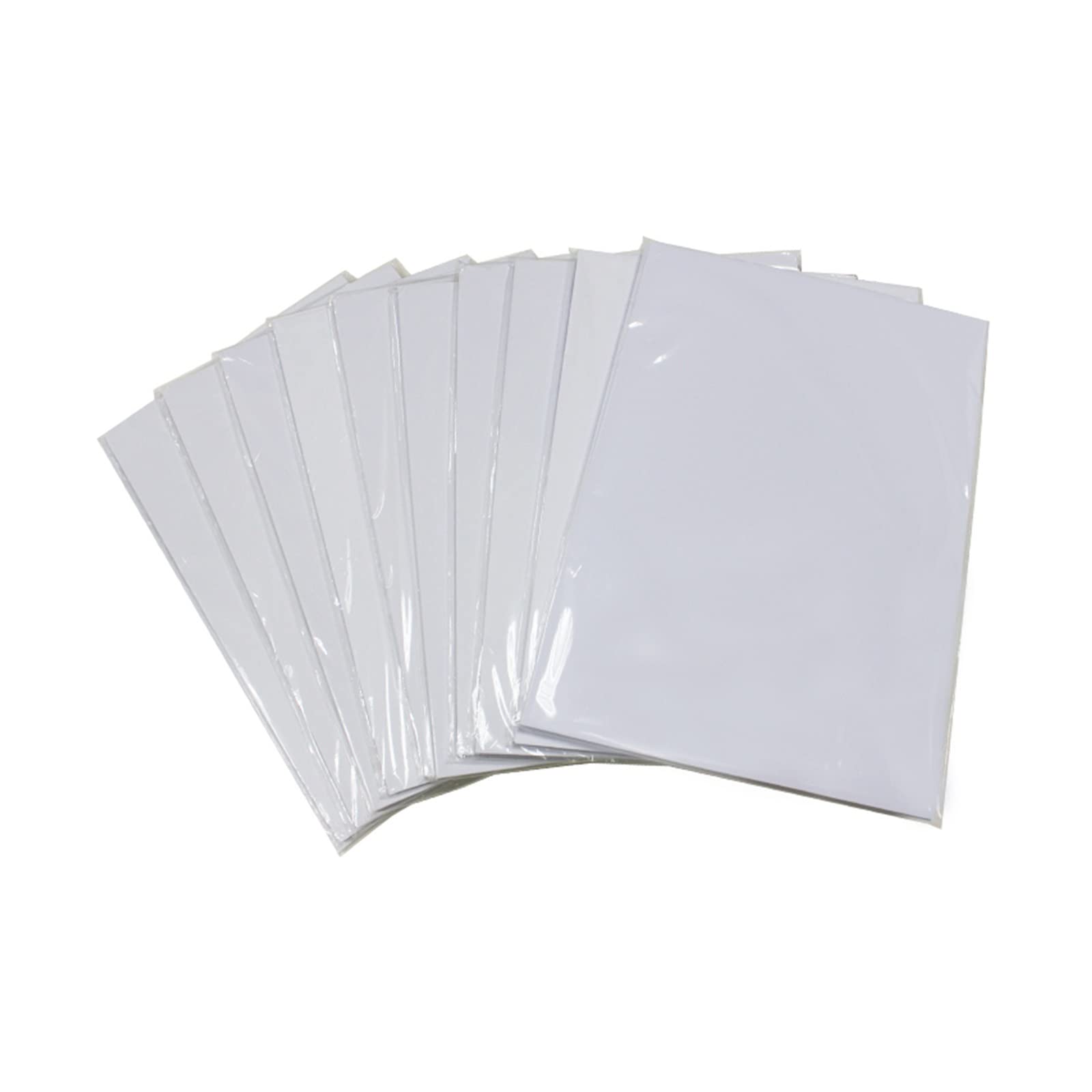 A4 20 50 arkuszy papier fotograficzny o wysokim połysku jednostronny papier powlekany do drukarek atramentowych 120 140 160 180 200 230g biały tył Lucky (Color : A4 200g 20sheets)