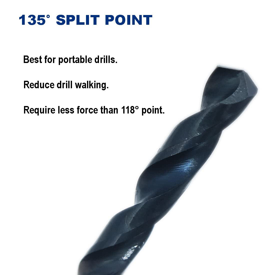 Aircraft Drill Bits - 6 Inch Deep Reach -5 Aircraft Drill Bits - 6 Inch Deep Reach -5