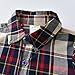 Boys Bowtie Plaid Dress Shirts Long Sleeve Button Down Flannel Shirt Jacket with Pocket Toddler Kids (A, 4-5 Years)