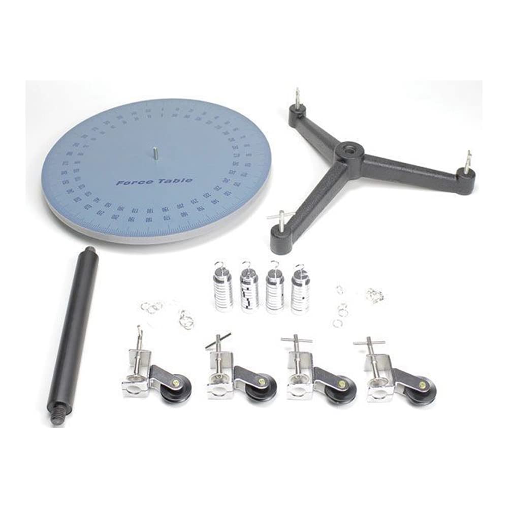 United Scientific(tm) Precision Force Table, 16" Diameter, Includes Detailed Activity Guide, 1 Each