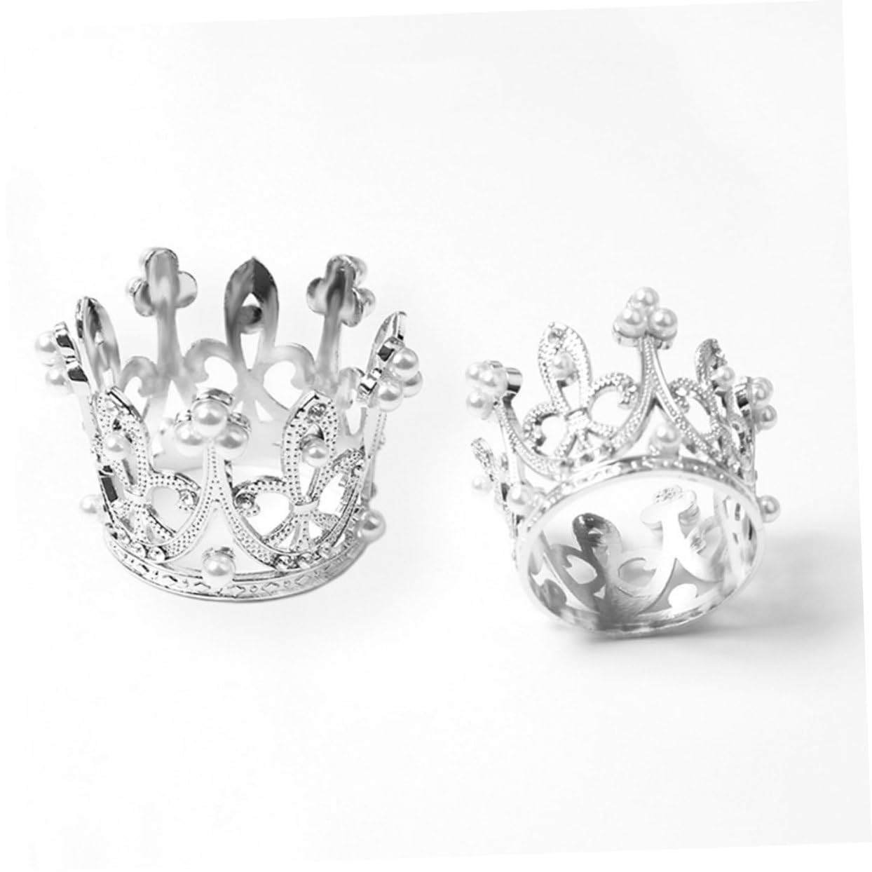 Set 12 Pezzi Legatovaglioli Corona in Lega di Zinco Argento, Anelli Portatovaglioli Leggeri e Decorativi per Feste di Compleanno e Raduni Informali