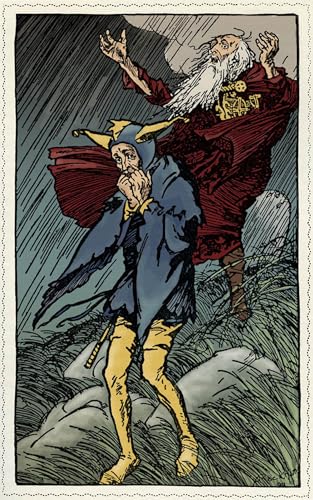 Tableau moderne Roi Arthur Rackham pour déco chambre à coucher
