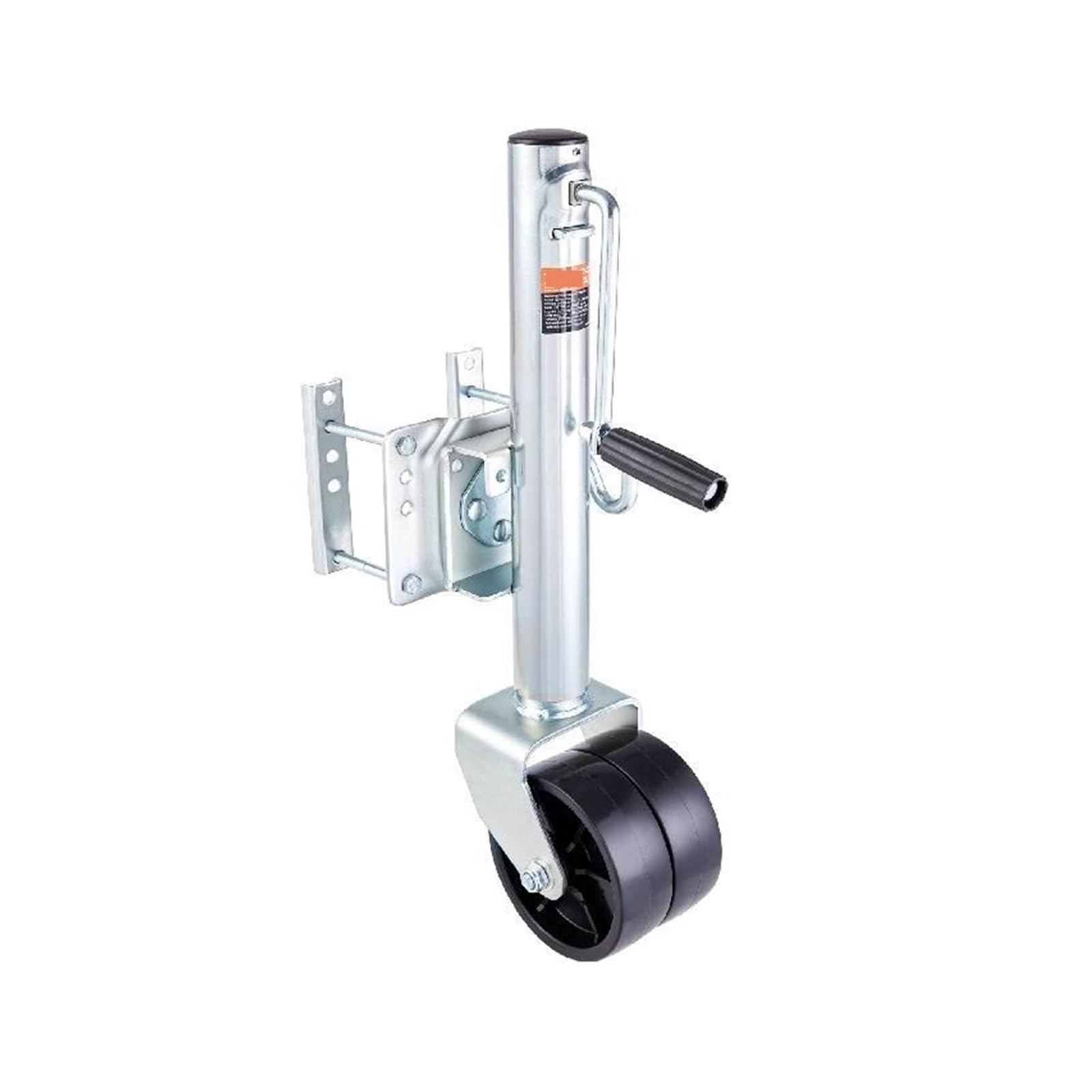 QUSYZD Hydraulic Ram 1000/1500/2000lbs Trailer Jack Tongue Stand with Solid Sidewind Round Wheel Lifting Boat RV Parts Accessories,1500lbs