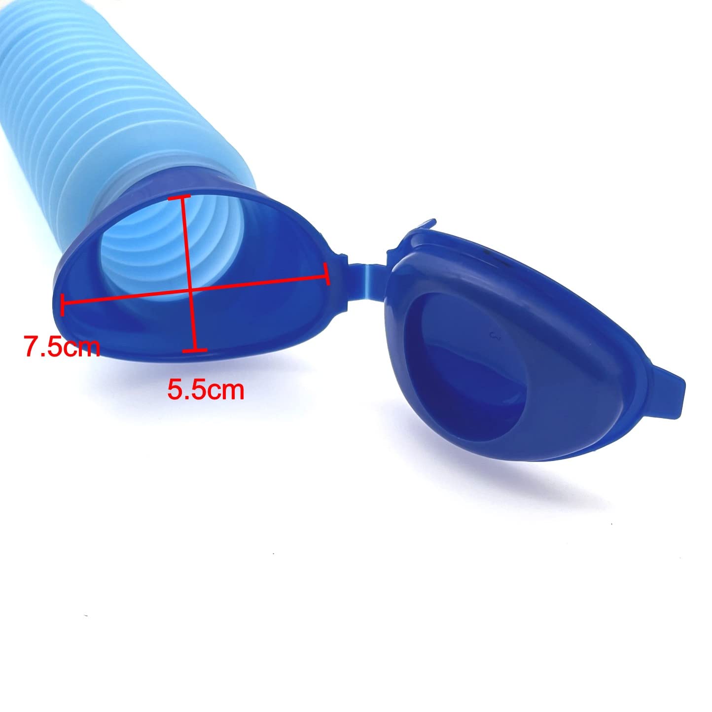 JZK Urinoir de poche portable d'urgence, réutilisable et rétractable pour homme, femme et enfant