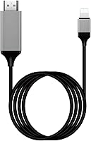 Vista 1 de Adaptador Lightning a HDMI con certificación MFi de Apple para teléfono a TV, compatible con iPhone, iPad, conector de pantalla de sincronización