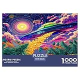 Puzzle De Nave Espacial Extraterrestre 1000 Piezas para La Familia - Tiempo De Calidad Y Diversión 38x26cm/1000pcs
