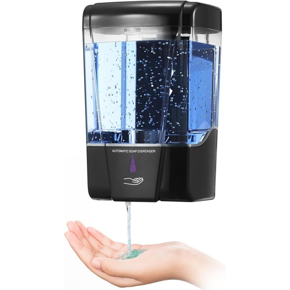 UDSKNV[KSL Automatic Soap Dispenser,Wall Mount, Touchless,600ml/20 Oz Commercial Hand Soap Dispenser for Offices Home Hotel