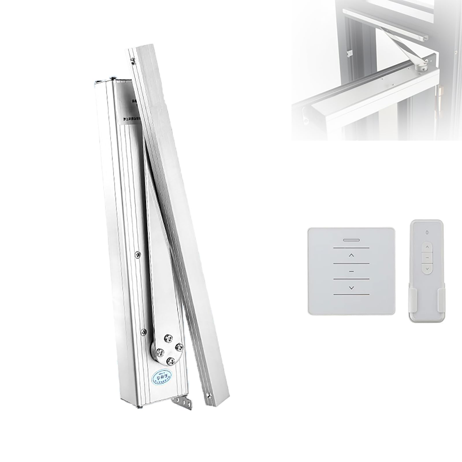 Azionatore elettrico automatico per finestre a battente, azionamento con telecomando per serra e uso domestico, risolve i problemi di funzionamento manuale
