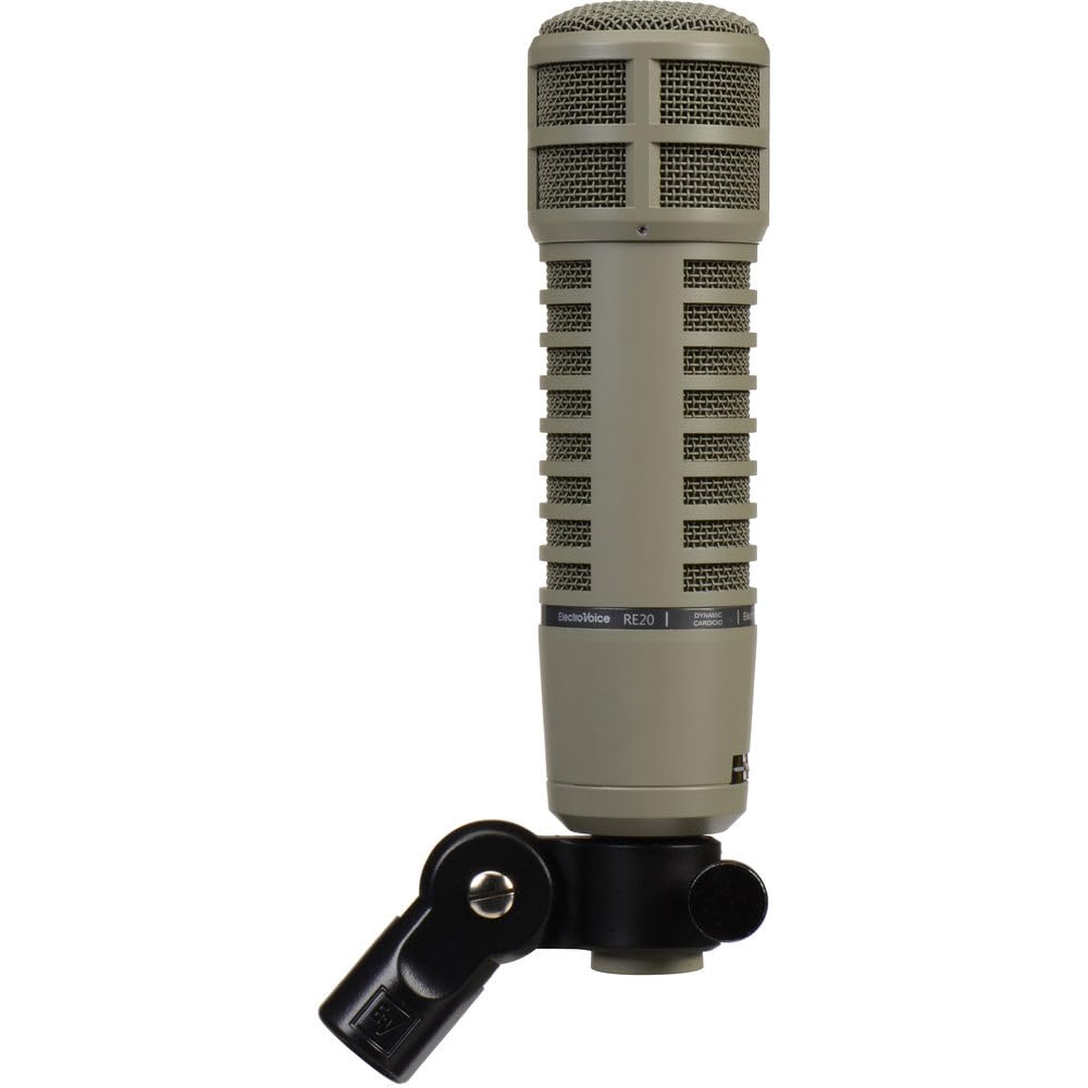 Electro-Voice RE20 Broadcast Announcer Microphone with Variable-D Bundle with Microphone Preamp/Channel Strip and XLR- XLR Cable