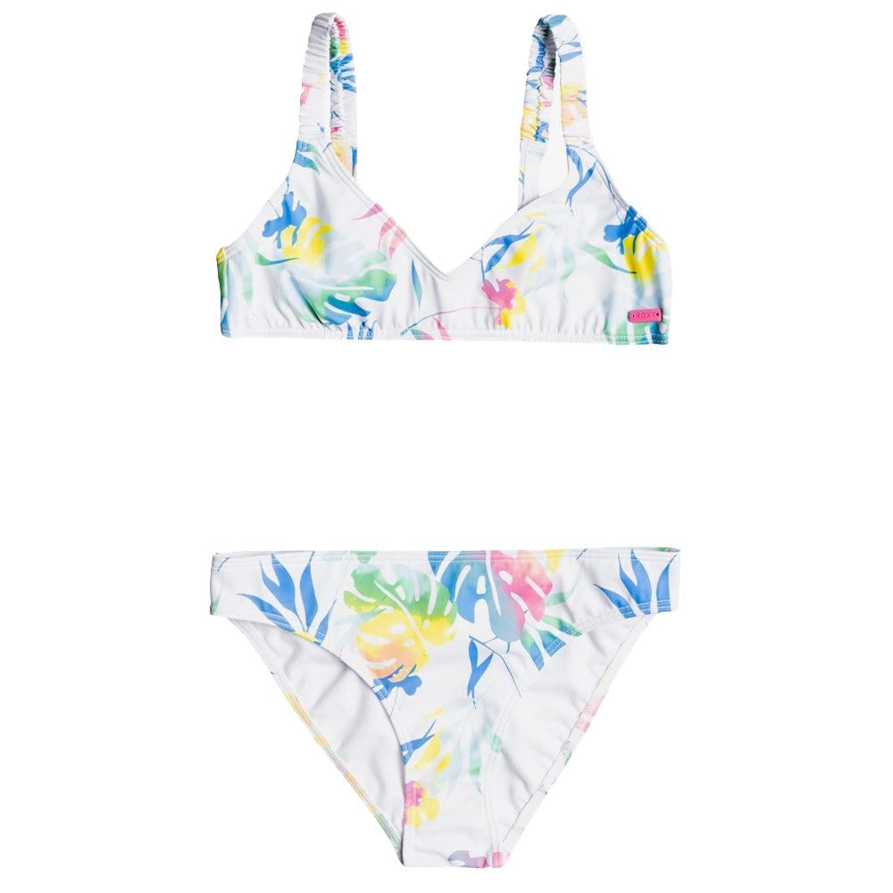 Roxy Good Romance - Conjunto de Bikini atlético para Chicas 8-16 ERGX203410.