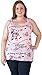 Disney Womens Plus Size Tank Minnie Mouse All Over Print Lightweight Top (3X) Pink