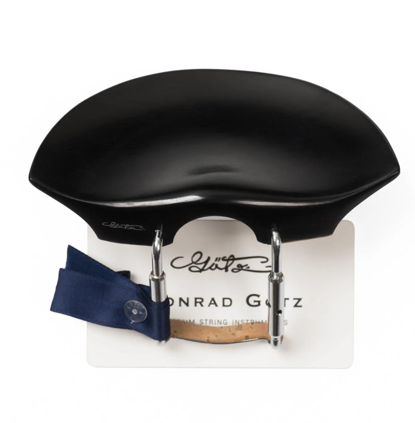 Conrad Gotz ZK4880 Chinrest Flesch per violino, ebano
