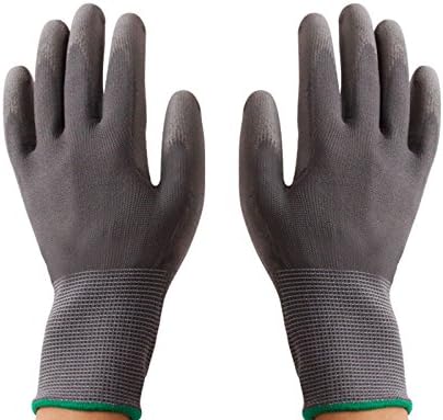 7 Pairs Pack,Men's Work Gloves,Gardening Gloves,Nylon Shell(Extra Large)