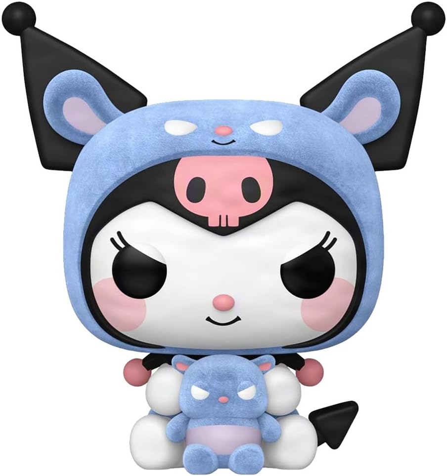 Pop! Animation: Kuromi as Baku Flocked #111 Sanrio Vinyl Figure Limited Edition - Image 2