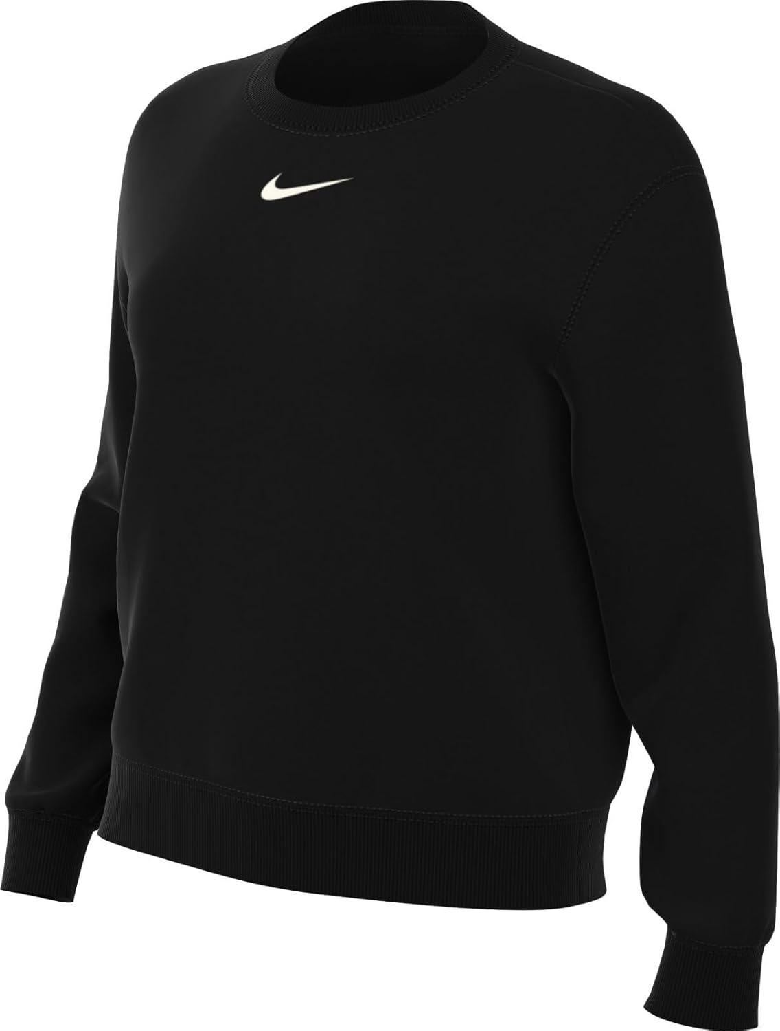 women's nike black crew neck sweatshirt