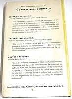 The therapeutic community;: A new treatment method in psychiatry, B0007DRAGM Book Cover