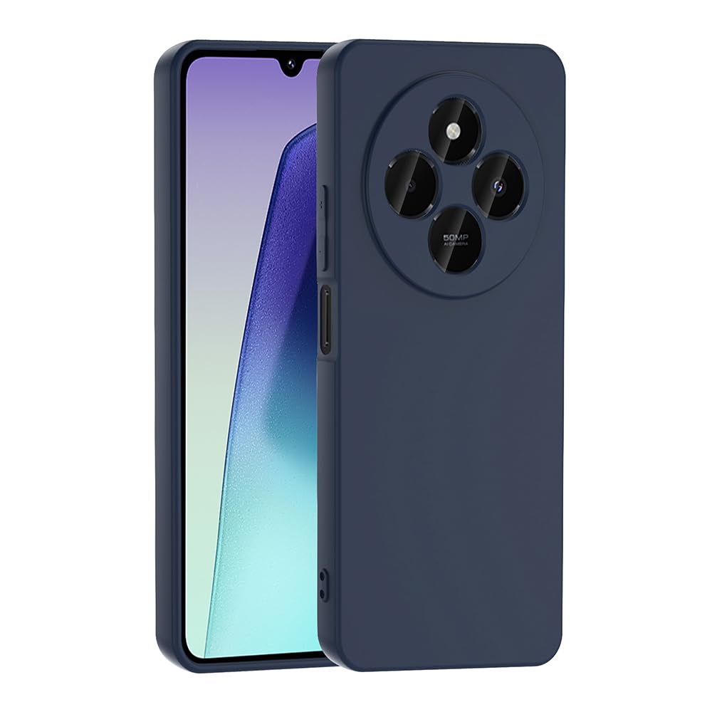 Zore Xiaomi için uyumlu Redmi 14C 4G Kılıf Zore Mara Lansman Kapak Lacivert