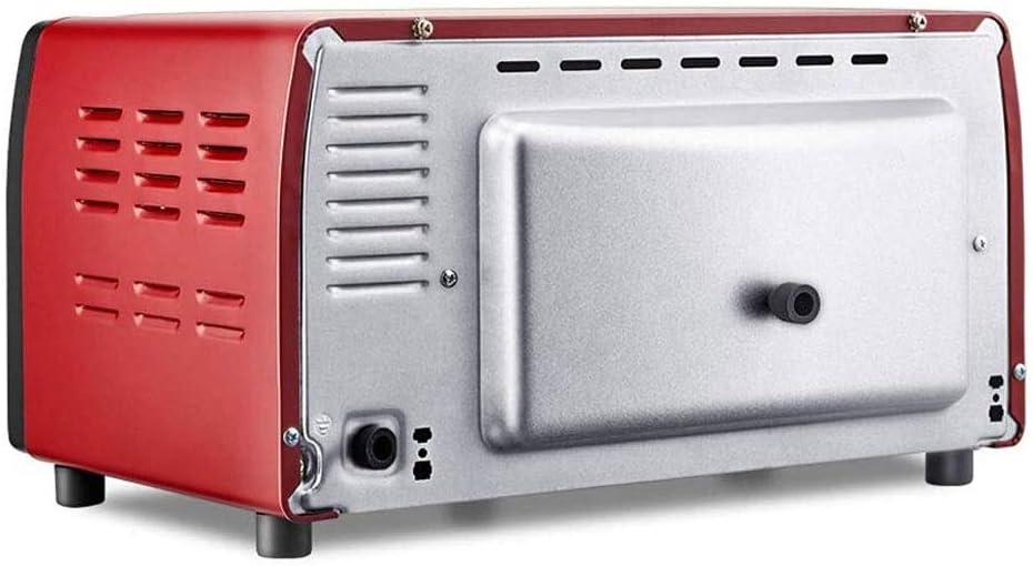 Mini 12L Toaster Oven, Multi-function Stainless Steel Finish with Timer - Toast Bake Broil, Natural Convection 1050 Watts of Power