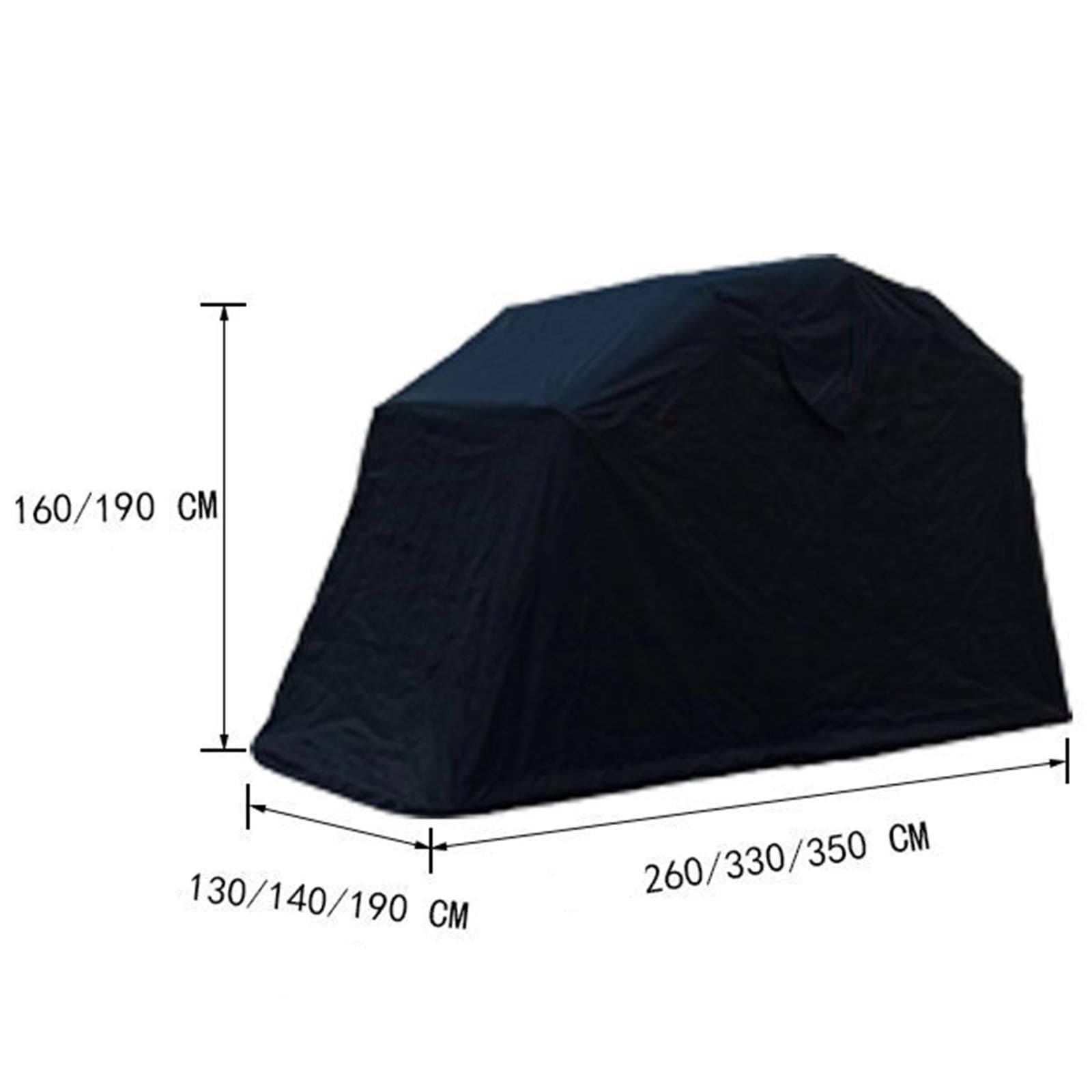 Carport de moto pliable et rétractable avec télécommande, entièrement automatique, robuste, facile à installer, résistant aux intempéries, pour le rangement extérieur
