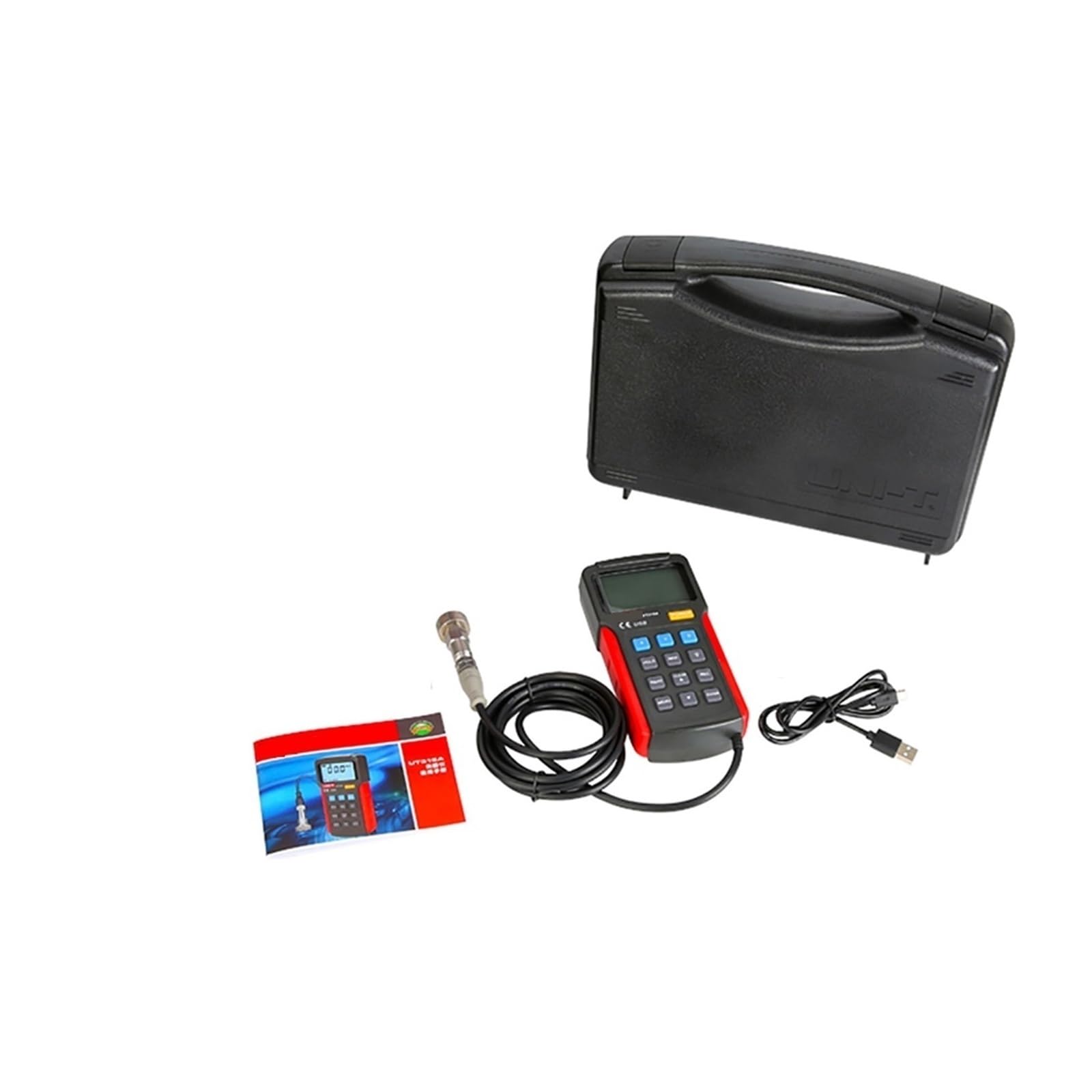 Vibrationsmesser, UT315A Digitales Handheld-Industrie-Vibrationsmessgerät Gerätesonde Vibrationsanalysator Präzisionsmaß Vibratortester