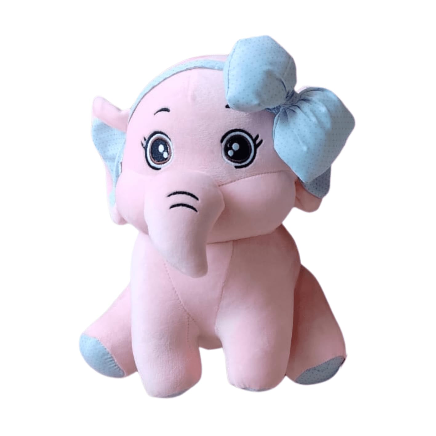 Teddy Daddy Toys - Ellie Elephant Soft Toy | Elephant with Bow Super Soft Toy | Gift for Kids (40 cm - 1 Single Piece) (B09ZL1YMFY) Amazon Price History, Amazon Price Tracker