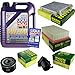 Produktbild QR-PARTS 69388655 Filter Set Inspektionspaket 5 Liter Motoröl Leichtlauf High Tech 5W-40 MANN-FILTER Innenraumfilter Kraftstofffilter Luftfilter Ölfilter