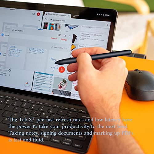 Image of Tab S7, S7+ Pen Replacement Pointer Stylus Pen for Samsung Galaxy Tab S7,Tab S7+ Plus,S8,S8+,S8 Ultra S Pen Stylus (Without Bluetooth) + Tips /Nibs (Black)