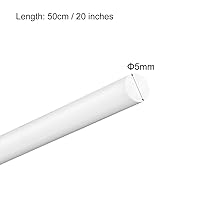 Vista 26 de uxcell 2pcs Plastic Round Rod 5/8 inch Dia 20 inch Length Green (POM) Polyoxymethylene Rods Engineering Plastic Round Bars(15mm)