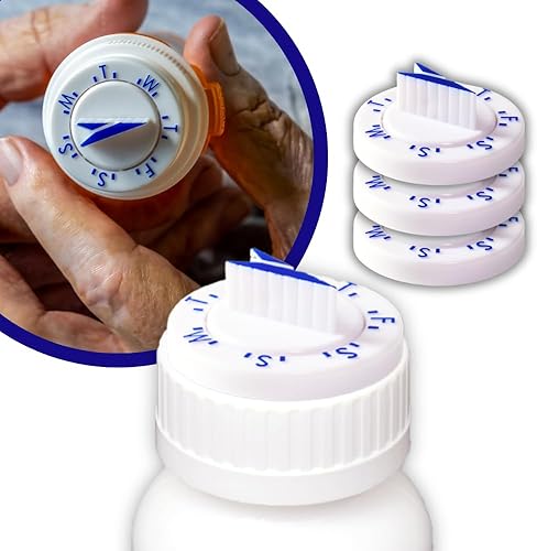 Twistwise Twice Daily Pill Reminder Cap - Paquete de 3