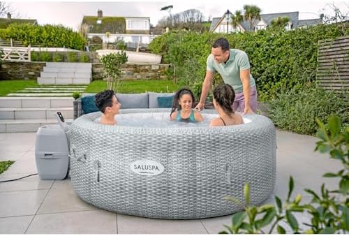 Bestway 60064R SaluSpa Honolulu Airjet Hot Tub Spa, 6 Person, 77" x 77" x 28"/1.96m x 1.96m x 71cm — view 2