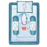 Ronqiza Toddler Bedding Sets, Cradle Sets, Bassinet Bedding Sets with 3 Pillow