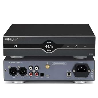 Gustard Audalytic DR70 DR70n R2R Network Streaming Desktop DAC with Remote Control DR70, Black
