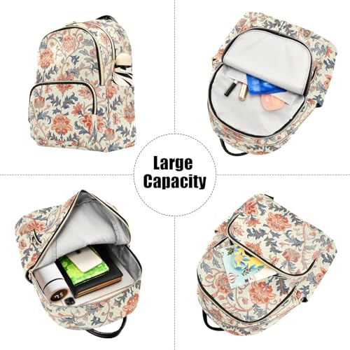 Mochila azul de 12.5 pulgadas William Morris informal para mujer 5