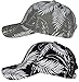 AOSMI 2 Pack Fashion Cute Floral Print Baseball Hats, Strapback Adjustable Wild Flower Leaf Hawaiian Beach Casual Outdoor Ball Caps for Men Women