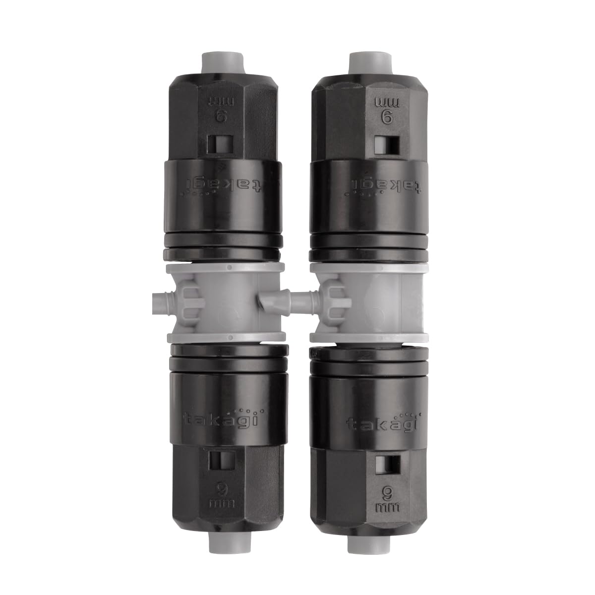 タカギ 　９ｍｍジョイント　４ｍｍ分岐　（２個入） GKJ106