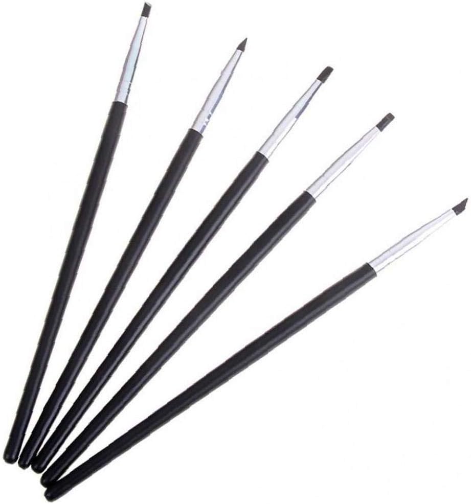 Dental Adhesive Composite Resin Cement Porcelain Tooth Silicone Brush Pen Dental Tools 5pcs