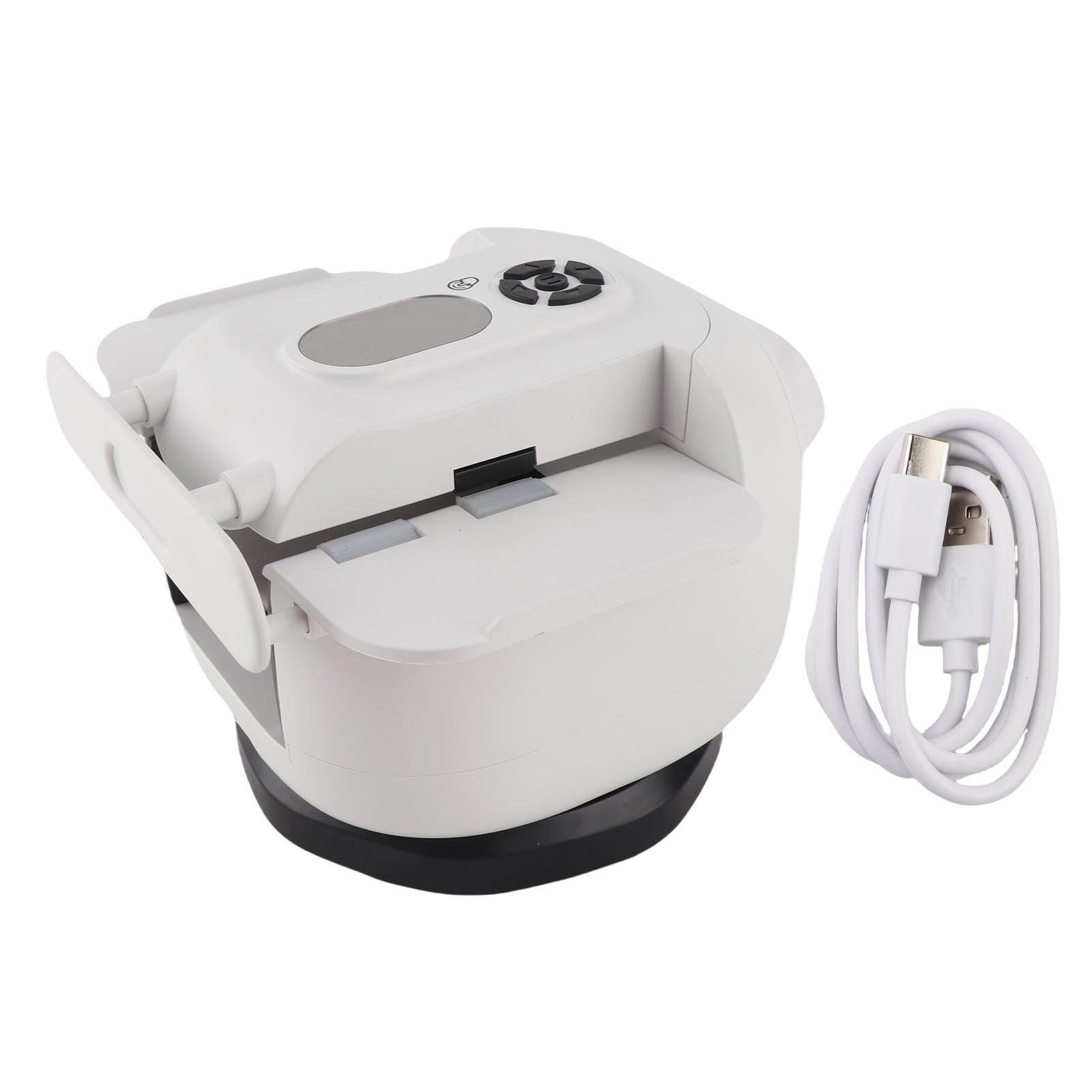 Automatischer Kartenmischer, Wiederaufladbarer Kartenmischer, Tragbarer, Kartenhändler 180 360 Grad für 8 Spieler mit 2600 MAh für Familienpartyspiele