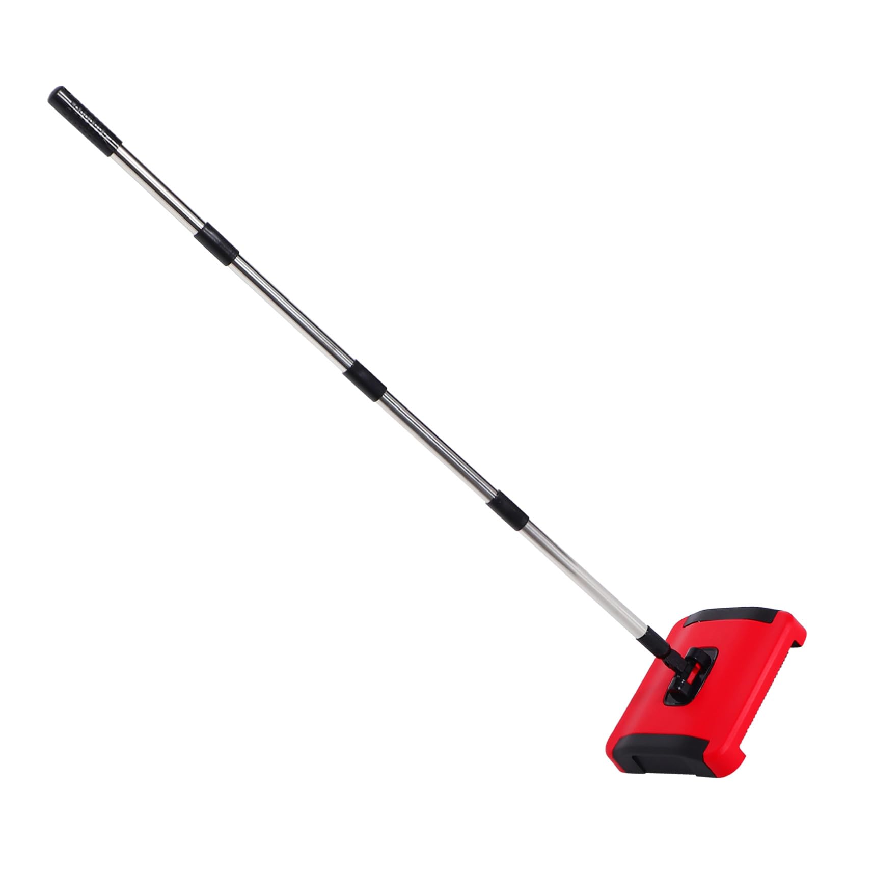 Garneck 1 Set Barredora de Alfombras Escoba Aspiradora No Eléctrica PP Acero Inoxidable Ruedas con Cepillos Giratorios Limpieza Multifuncional Hogar
