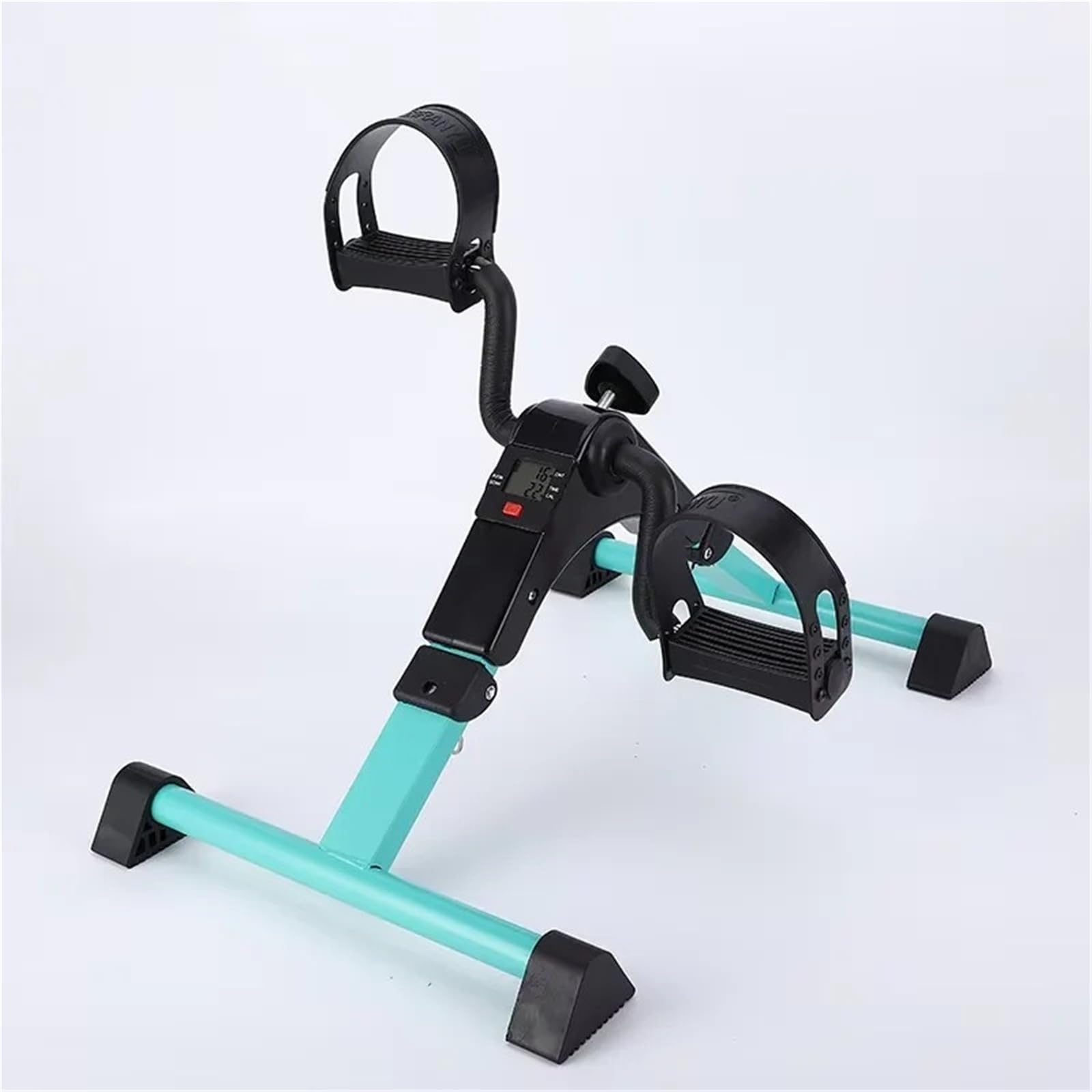Mini bicicleta estática con pedales Mini cinta de correr plegable for el hogar, entrenador físico for piernas, entrenamiento rehabilitación, bicicleta estática compacta for uso doméstico