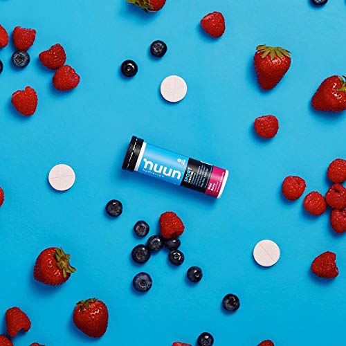 Nuun Energy: Wild Berry Electrolyte +Caffeine Drink Tablets (3 Tubes Of 10 Tabs) #TOP2