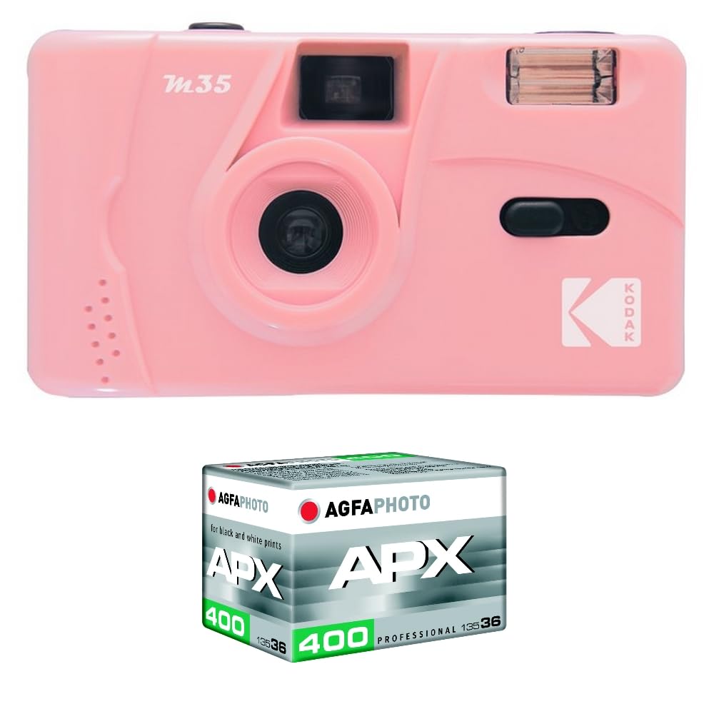 KODAK Macchina fotografica ricaricabile M35-35mm - Candy Pink