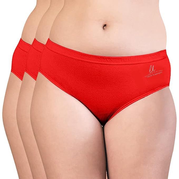 Mid Rise Hipster Panties Pack of 3 | Panties for Women Combo Pack - PED1001-image-49