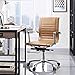 Finch Fox Low Back PU Leather Executive Office Chair in (Tan)