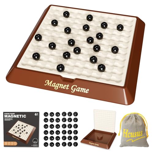 Magnet Game, Board Games for Adults and Kids with Storage Board, Family Games for Kids and Adults, Magnetic Game Chess for Family Game Night, 2-4 Players
