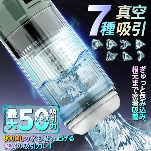 電動オナホ 15in1 最強進化系 電動オナホール おなほーる 【7種回転&ピストン＋7種真空吸引＋7種激振動＋舌舐め＋温冷水対応PLAY+完全防水IPX7】 絶頂舌責＆超吸引 360°イボ攻撃 2つのバイブで超絶振動 オナホ アダルトグッズ 15位一体多種機能 オナニーグッズ 男性用 きついオナホ 人気 おとなのおもちゃ フェラ感覚 擬似セックス体験！ - 画像4