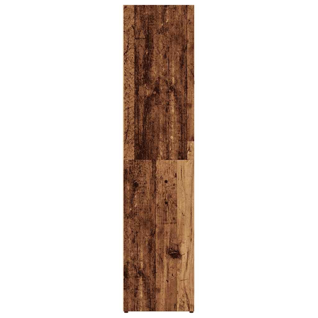 Generisch Bücherregal Altholz-Optik 66x30x130 cm Holzwerkstoff,Möbel,Regalsysteme,Bücherregale Bücherschränke-855778